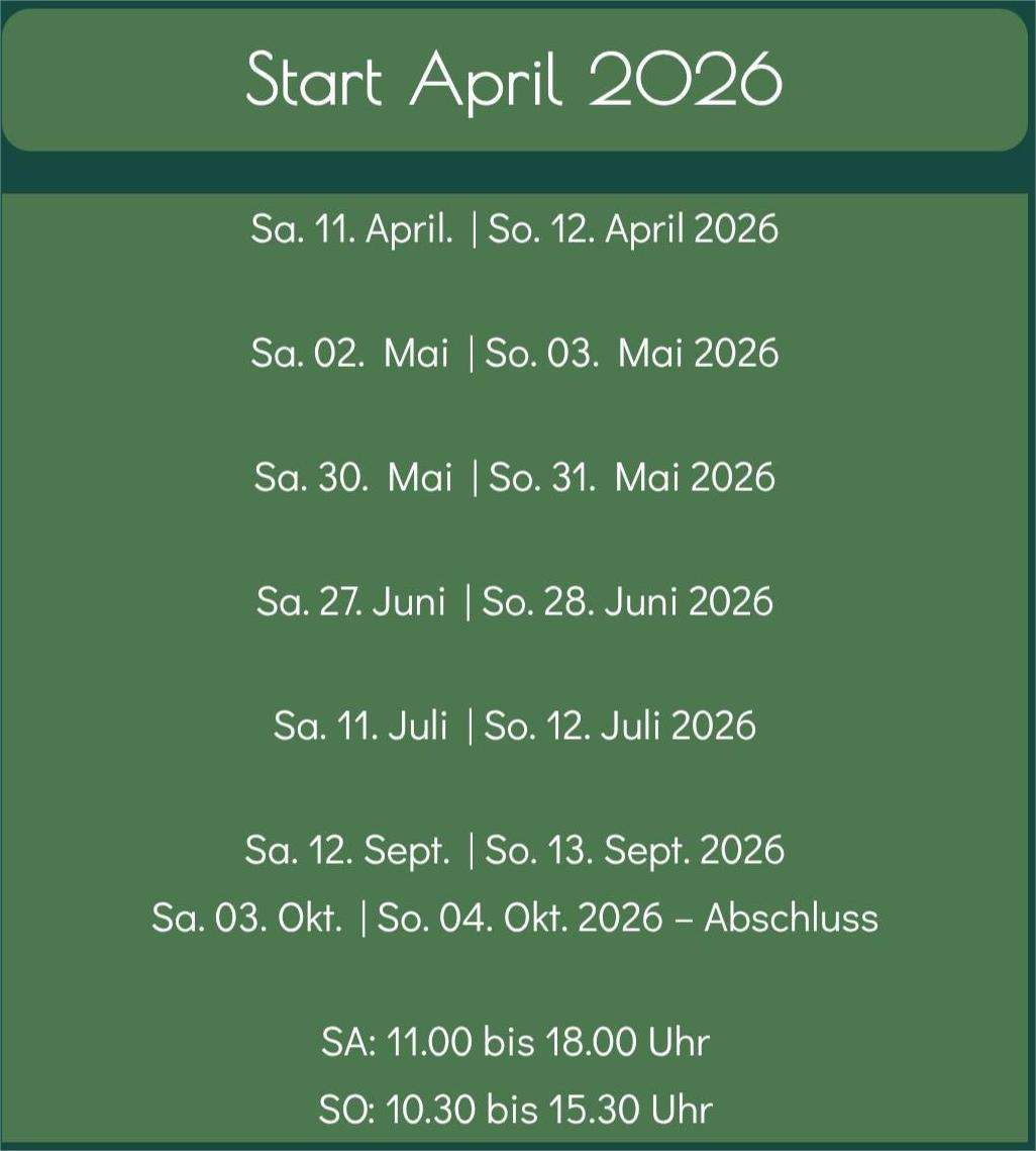 Modul Übersicht Pilates Ausbildung Österreich April 2026